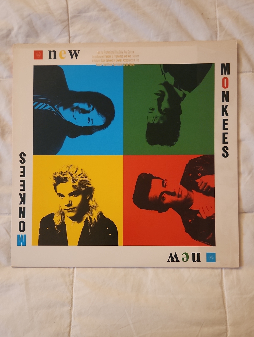 New Monkees Vintage Vinyl -- DJ COPY NEVER PLAYED WALL DISPLAY ITEM